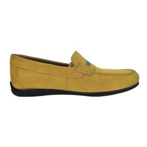Yellow Suede Loafer by GEOX