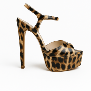Coco Miami Animal Print Platform Sandals